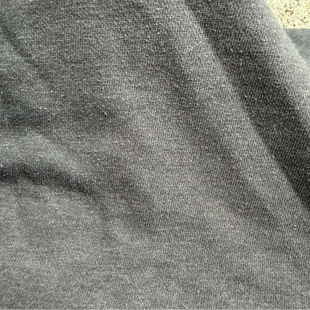American Eagle Outfitters Floral Embroidered Hoodie Sweatshirt Dark Gray Large L - Picture 9 of 9